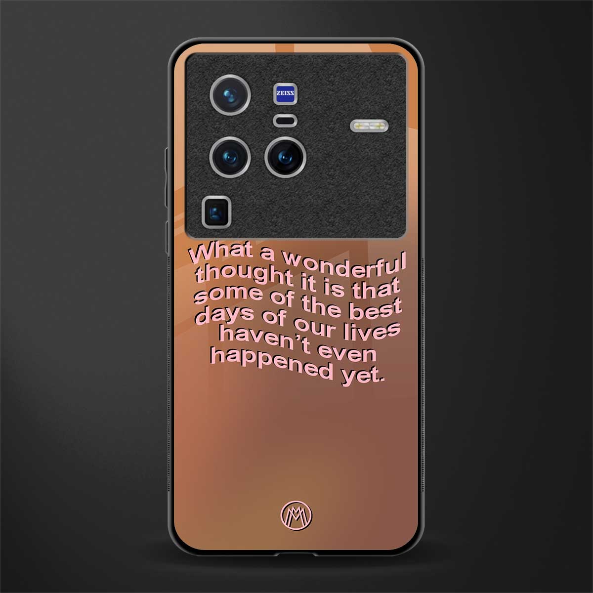 wonderful thought glass case for vivo x80 pro 5g image
