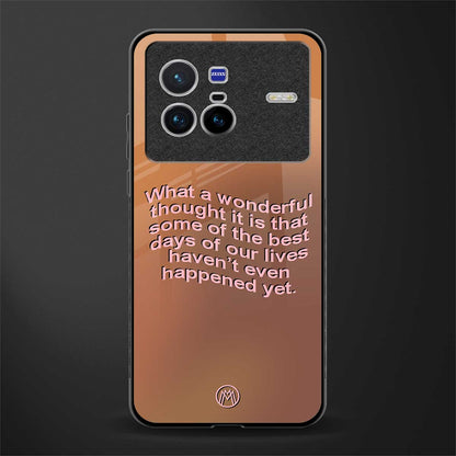 wonderful thought glass case for vivo x80 image