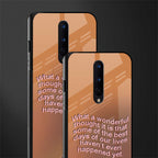 wonderful thought glass case for oneplus 8 image-2