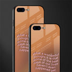 wonderful thought glass case for iphone 7 plus image-2