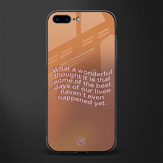 wonderful thought glass case for iphone 8 plus image