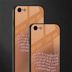 wonderful thought glass case for iphone se 2020 image-2