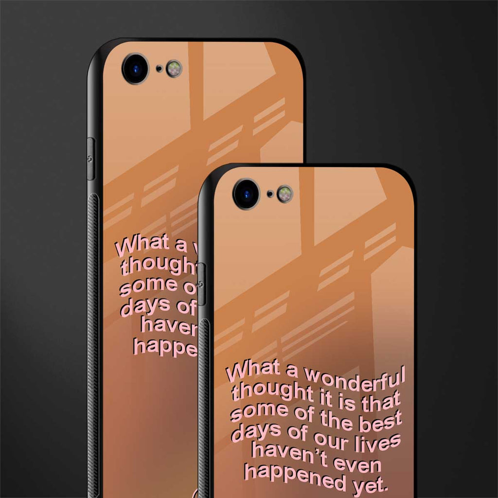 wonderful thought glass case for iphone 8 image-2