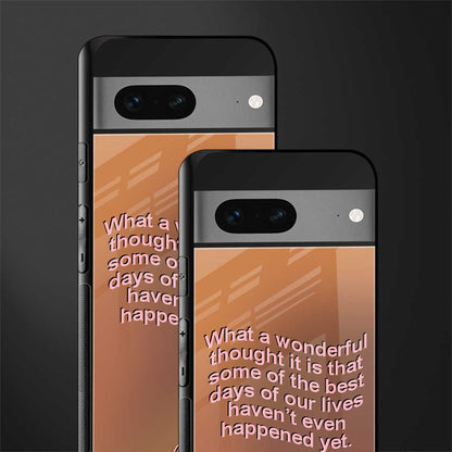 wonderful thought back phone cover | glass case for google pixel 7
