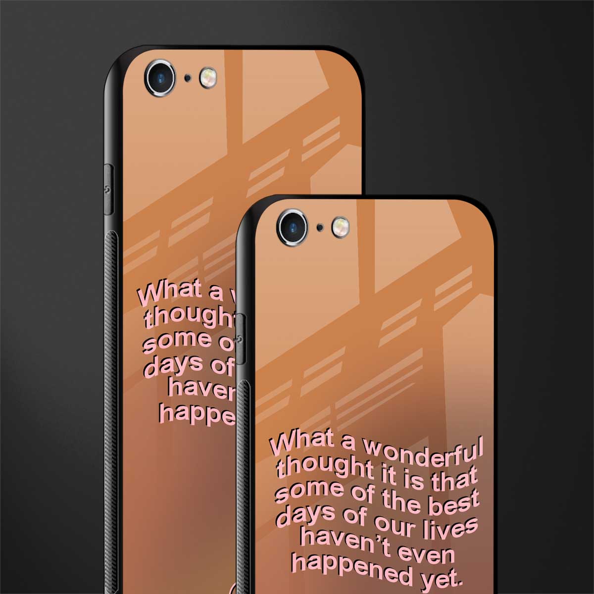 wonderful thought glass case for iphone 6s image-2