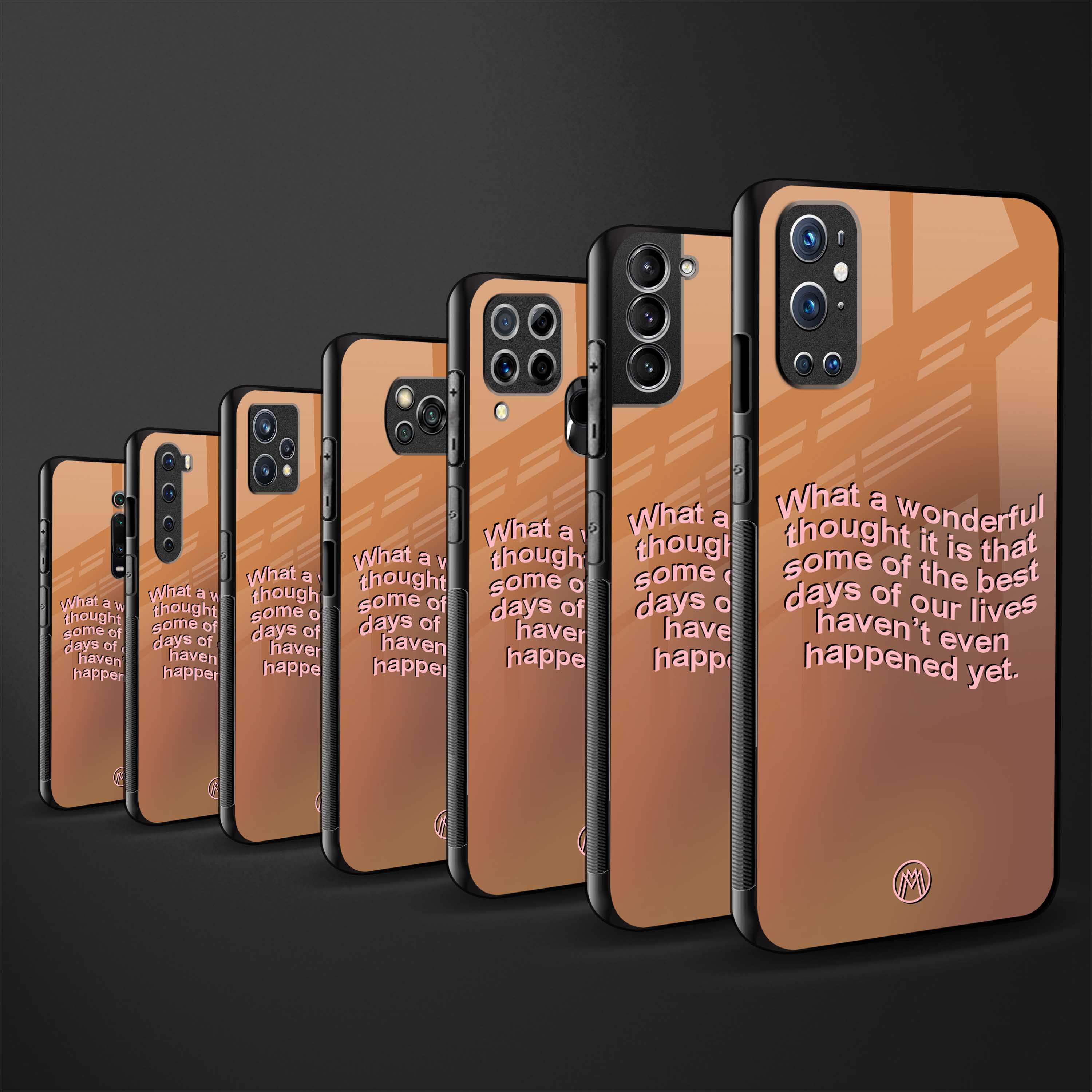 wonderful thought glass case for samsung galaxy a70 image-3