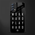 work hard play hard glass case for oppo f19 image