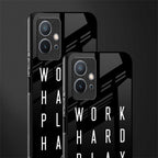 work hard play hard glass case for vivo y75 5g image-2