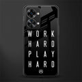 work hard play hard glass case for phone case | glass case for oneplus nord 2t 5g