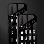 work hard play hard glass case for vivo y12 image-2