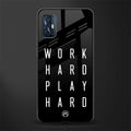 work hard play hard glass case for vivo v17 image