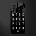 work hard play hard glass case for vivo v20 se image