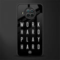 work hard play hard glass case for mi 10i image