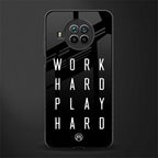 work hard play hard glass case for mi 10i image