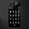 work hard play hard glass case for vivo v20 pro image