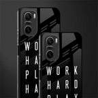 work hard play hard glass case for mi 11x 5g image-2