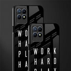 work hard play hard glass case for realme narzo 50 image-2