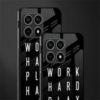 work hard play hard glass case for oneplus 10 pro 5g image-2