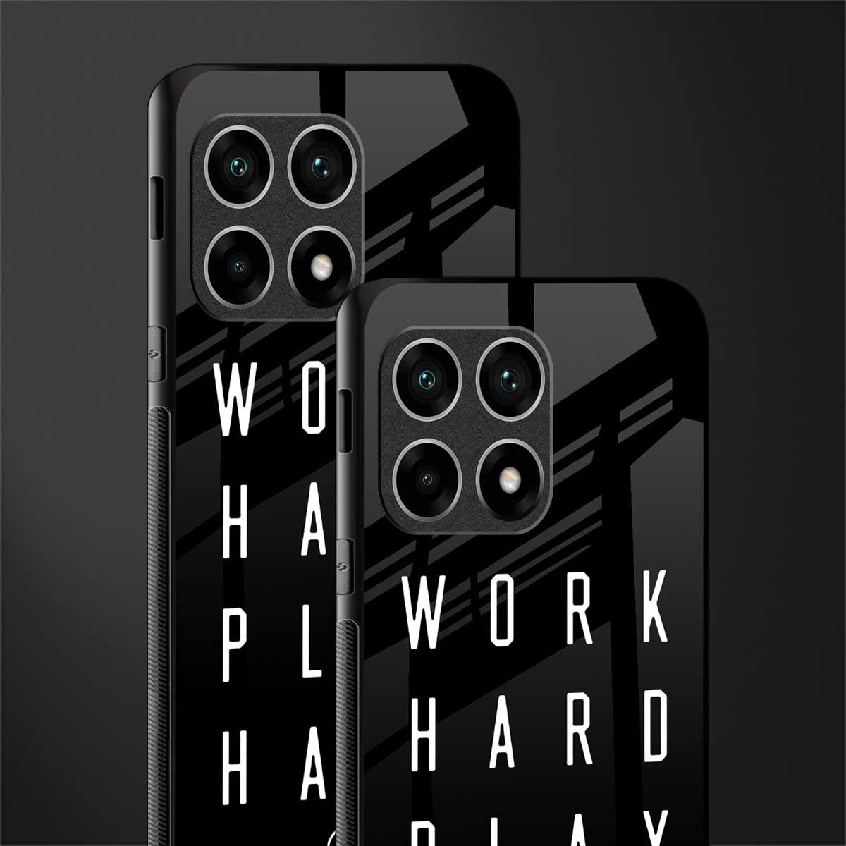 work hard play hard glass case for oneplus 10 pro 5g image-2