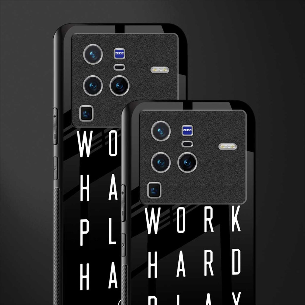 work hard play hard glass case for vivo x80 pro 5g image-2