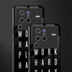 work hard play hard glass case for vivo x80 pro 5g image-2