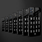 work hard play hard glass case for samsung galaxy s22 plus 5g image-3