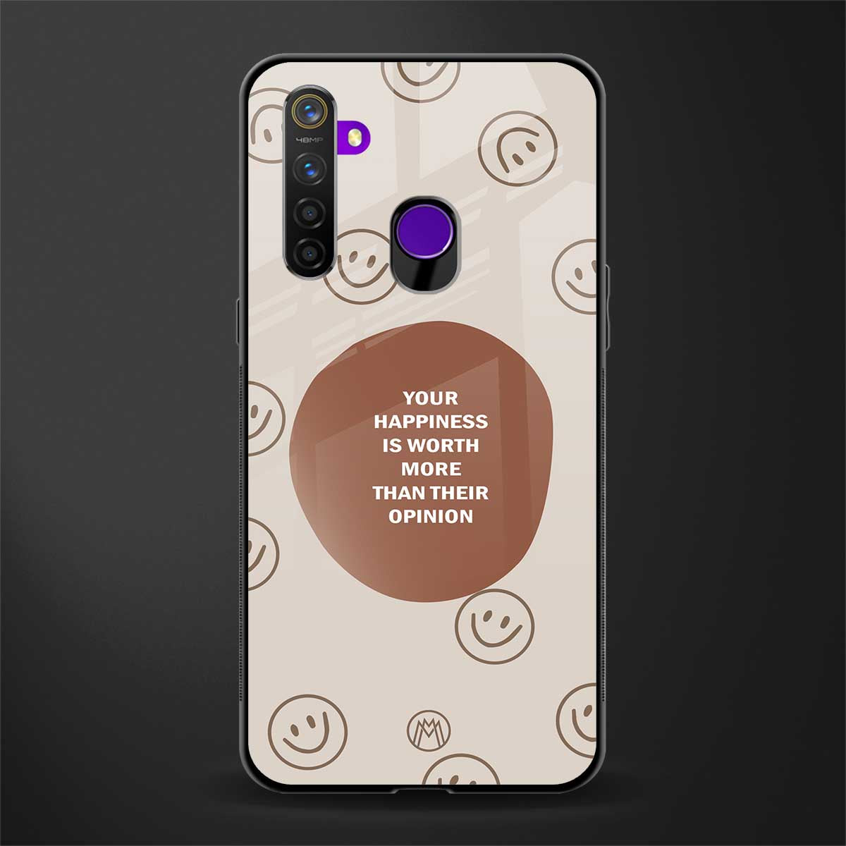 worth glass case for realme 5 image