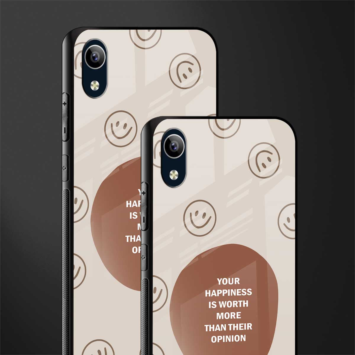 worth glass case for vivo y1s without fingerprint image-2