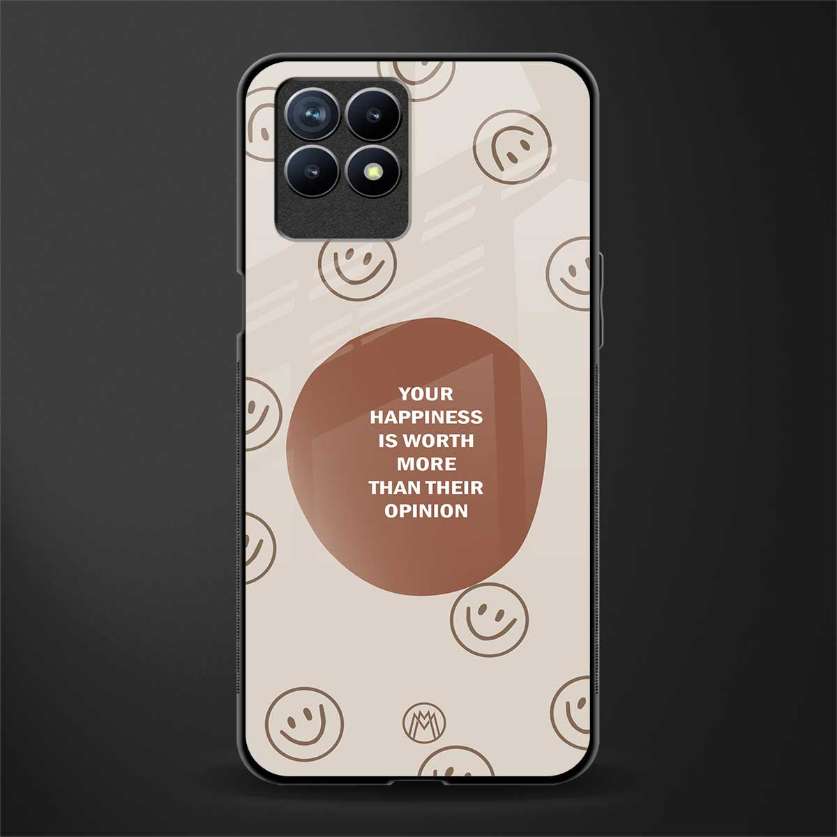 worth glass case for realme 8i image