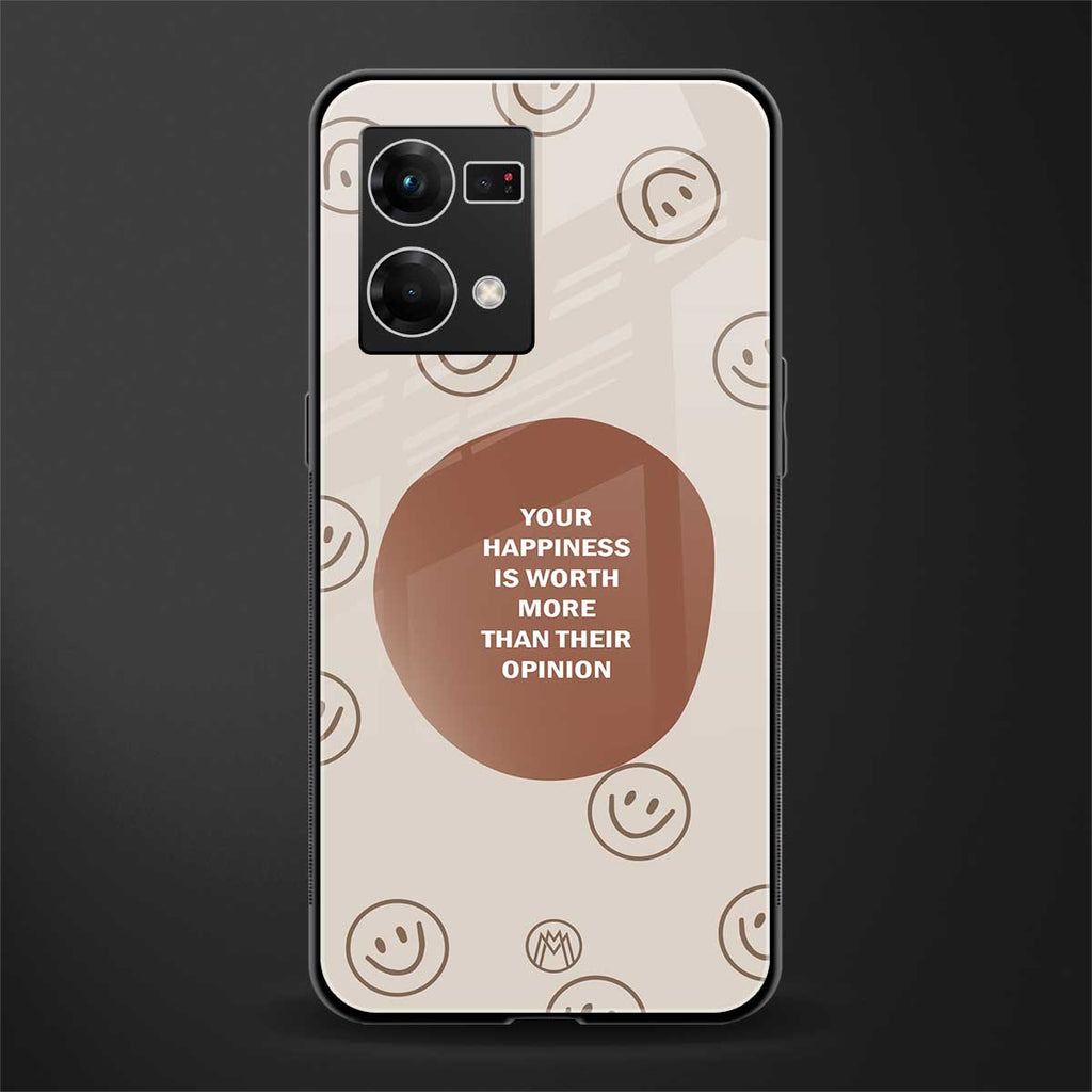 worth back phone cover | glass case for oppo f21 pro 4g