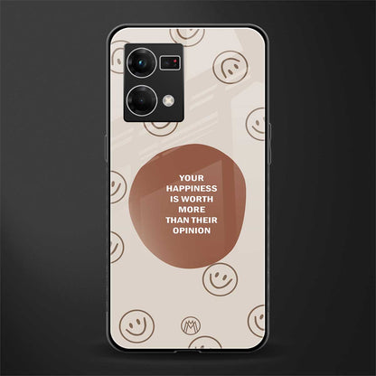 worth back phone cover | glass case for oppo f21 pro 4g