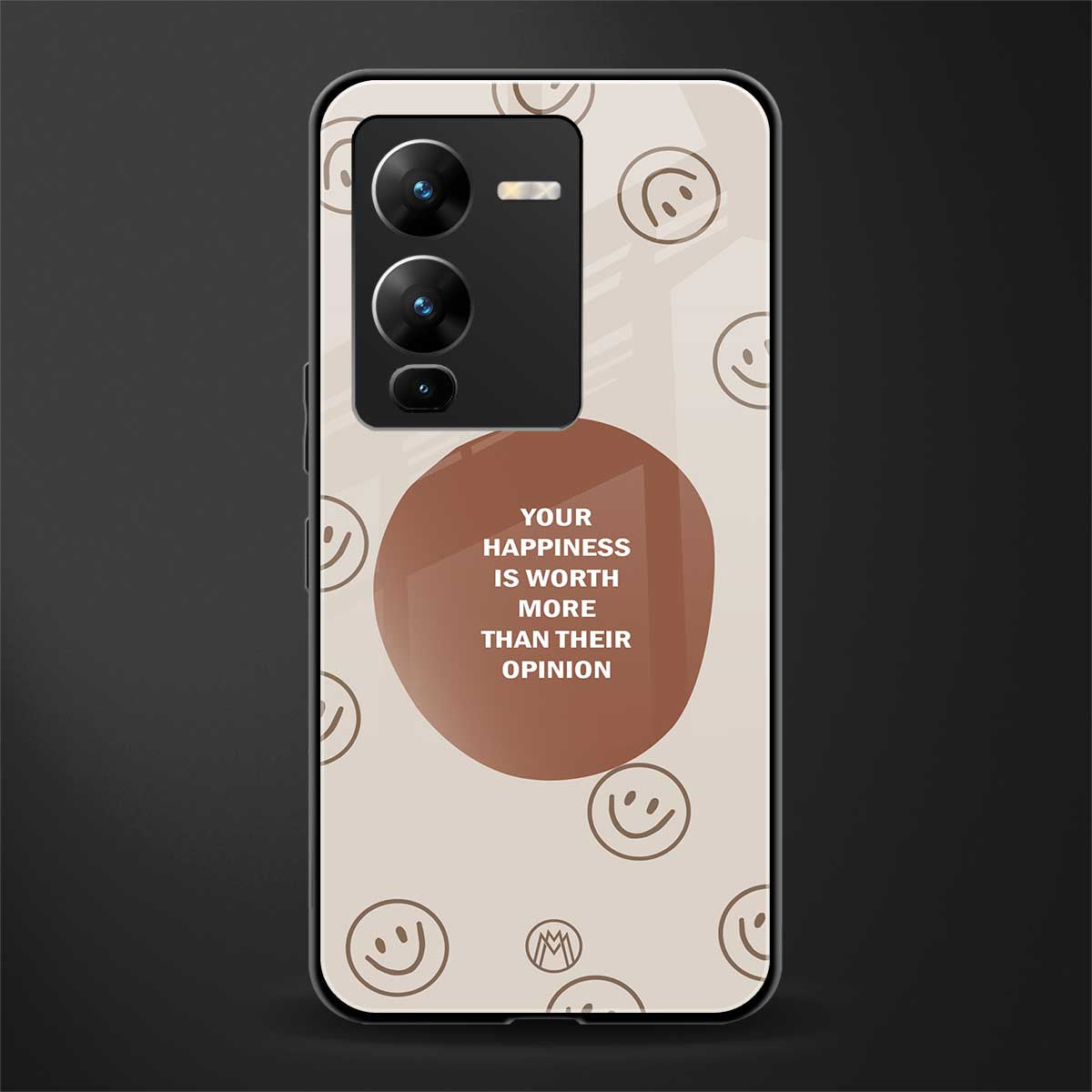 worth back phone cover | glass case for vivo v25 pro 5g