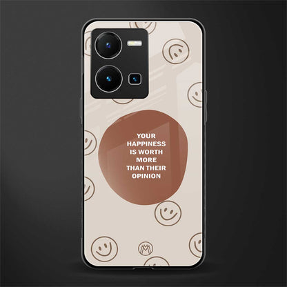 worth back phone cover | glass case for vivo y35 4g