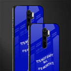 worth it glass case for redmi note 8 pro image-2