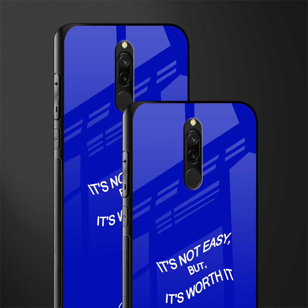 worth it glass case for redmi 8 image-2