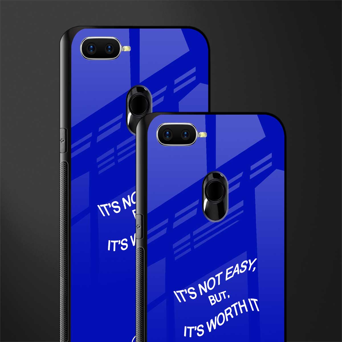 worth it glass case for oppo a7 image-2