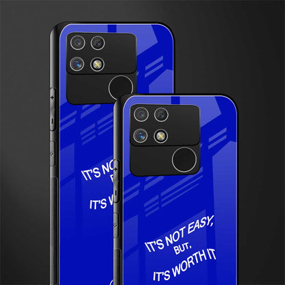 worth it back phone cover | glass case for realme narzo 50a