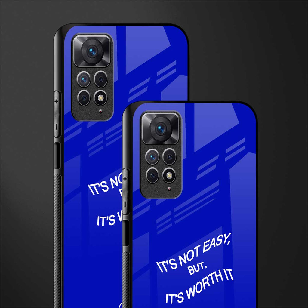 worth it back phone cover | glass case for redmi note 11 pro plus 4g/5g