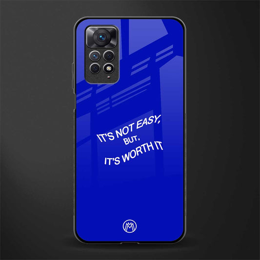 worth it back phone cover | glass case for redmi note 11 pro plus 4g/5g