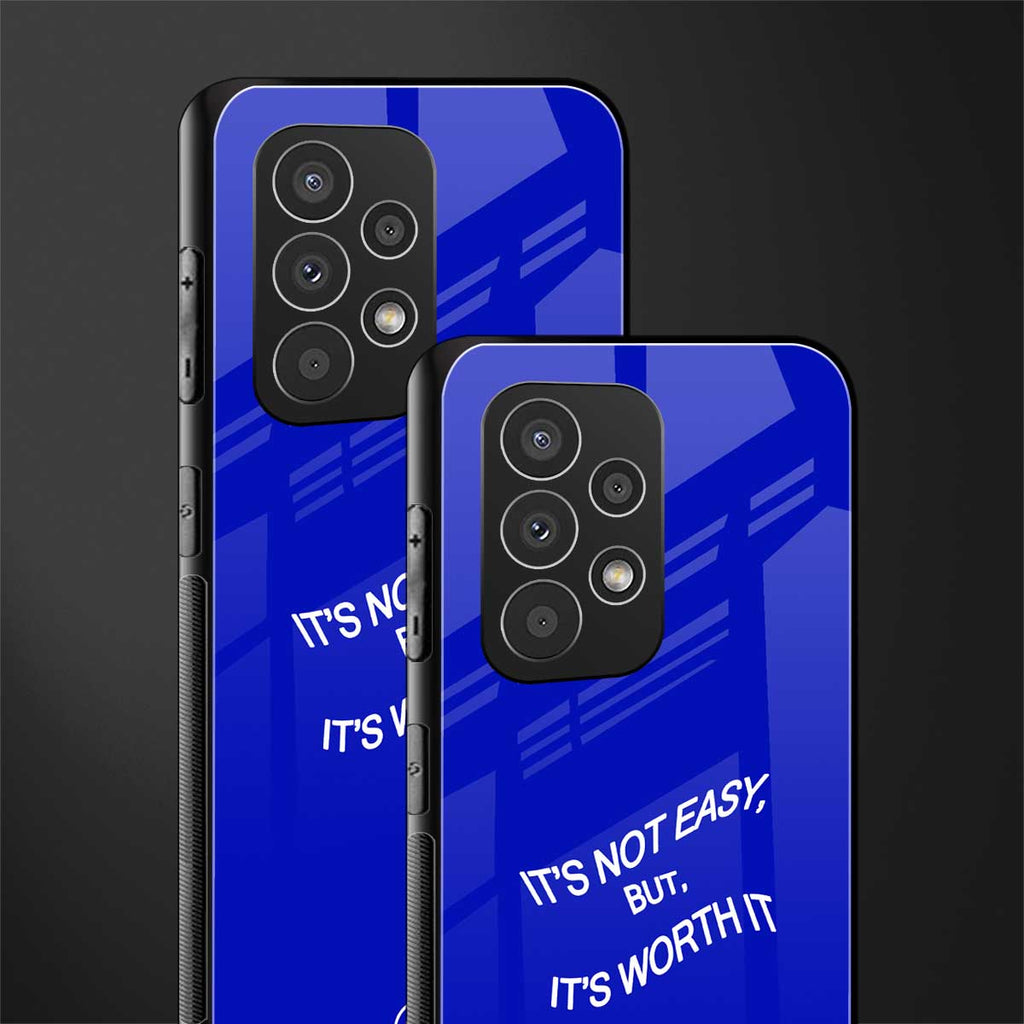 worth it back phone cover | glass case for samsung galaxy a53 5g