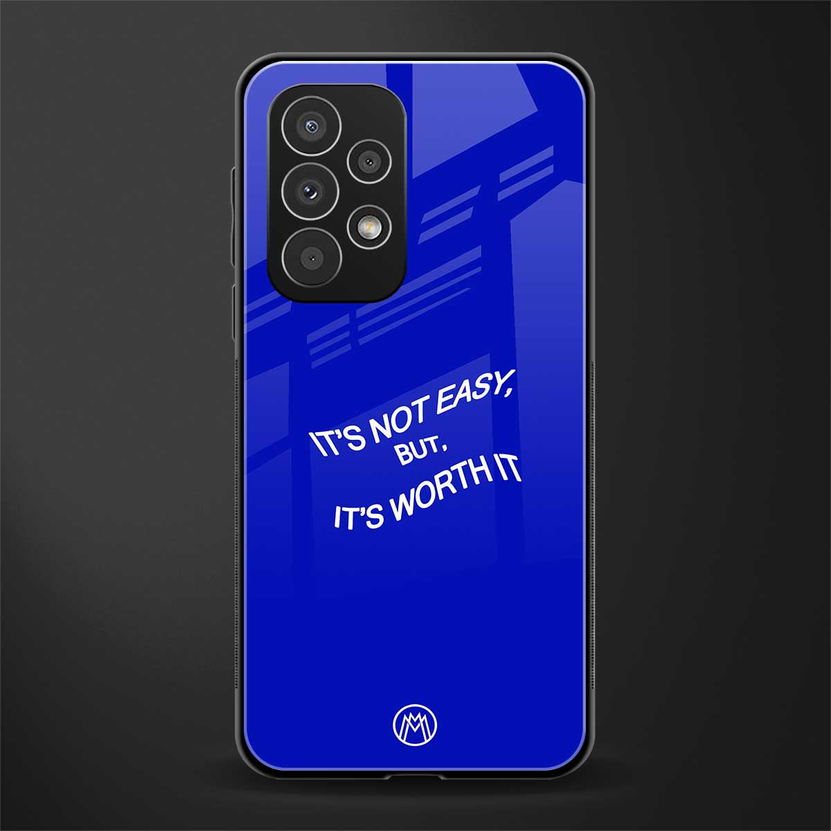 worth it back phone cover | glass case for samsung galaxy a73 5g
