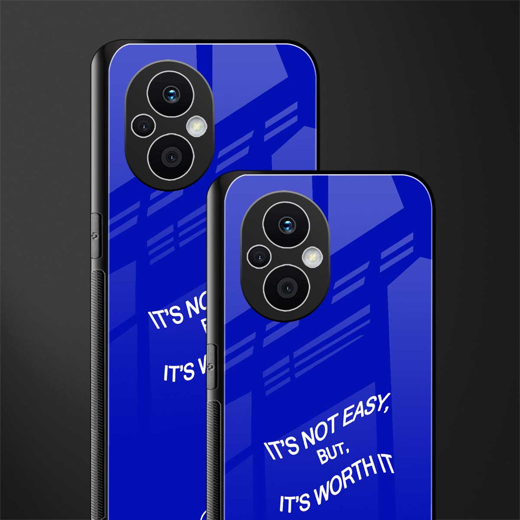 worth it back phone cover | glass case for oppo f21 pro 5g
