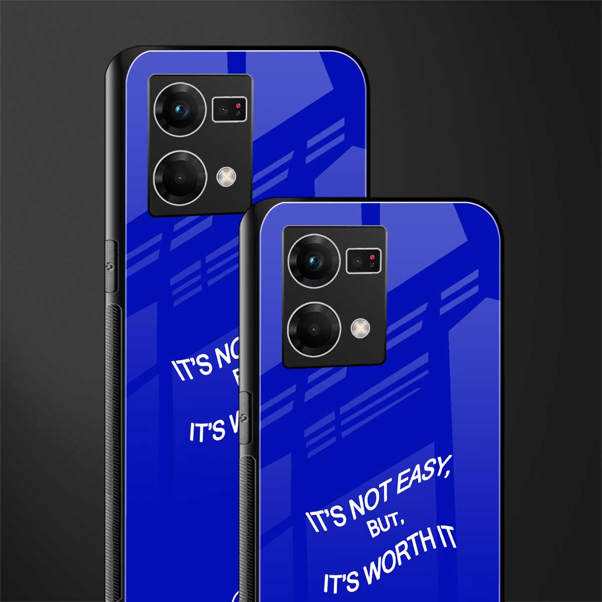 worth it back phone cover | glass case for oppo f21 pro 4g