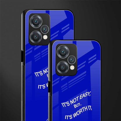 worth it back phone cover | glass case for oneplus nord ce 2 lite 5g