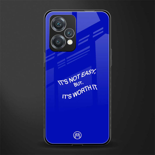 worth it back phone cover | glass case for oneplus nord ce 2 lite 5g