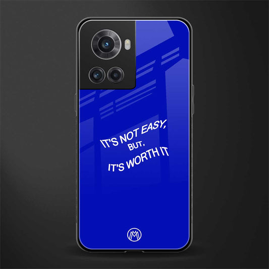 worth it back phone cover | glass case for oneplus 10r 5g