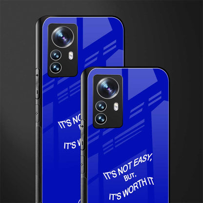 worth it back phone cover | glass case for xiaomi 12 pro