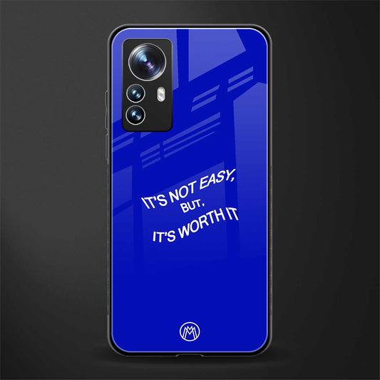 worth it back phone cover | glass case for xiaomi 12 pro