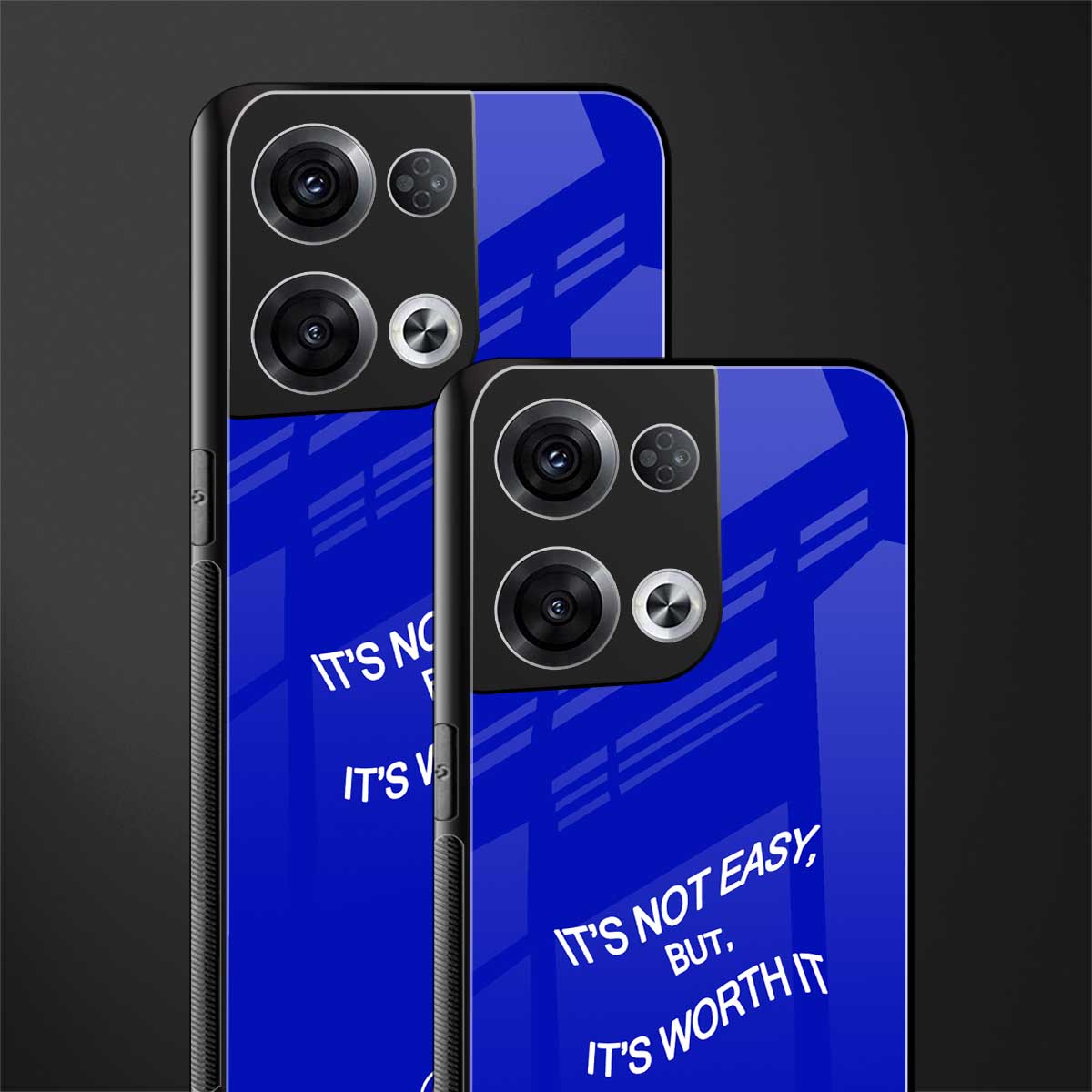 worth it back phone cover | glass case for oppo reno 8