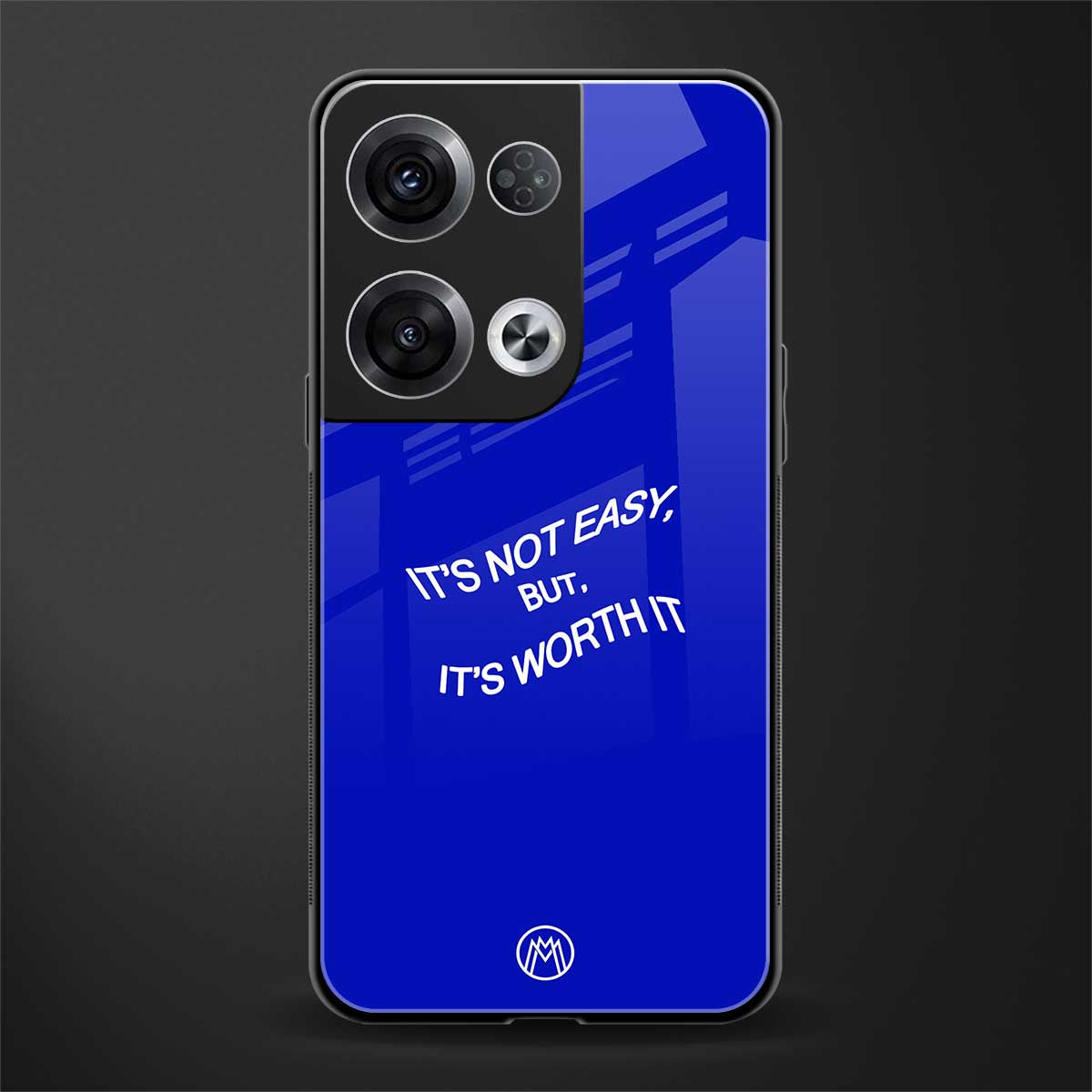 worth it back phone cover | glass case for oppo reno 8